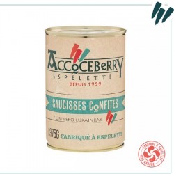 Saucisses confites 380g Accoceberry